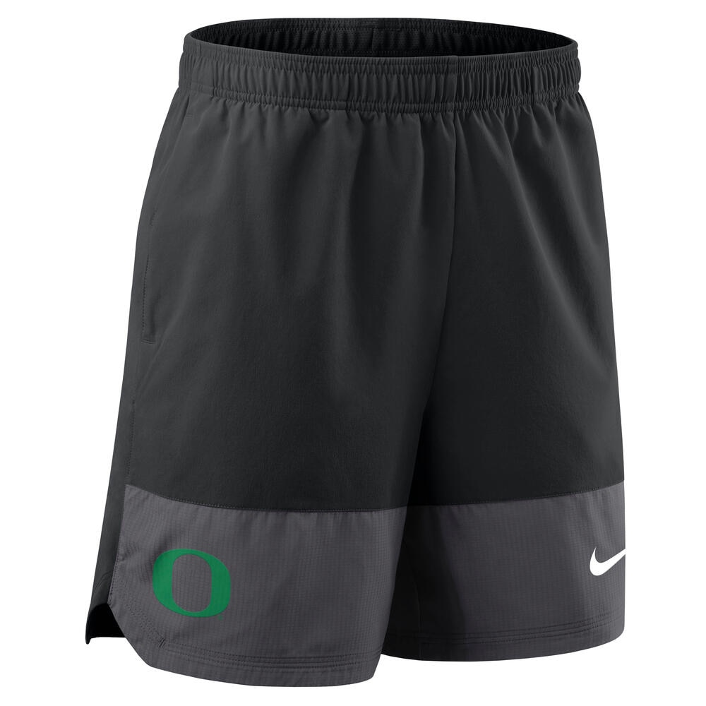 Classic Oregon O, Nike, Black, Shorts, Performance/Dri-FIT, Men, Woven, 6", UV Protective, 883779